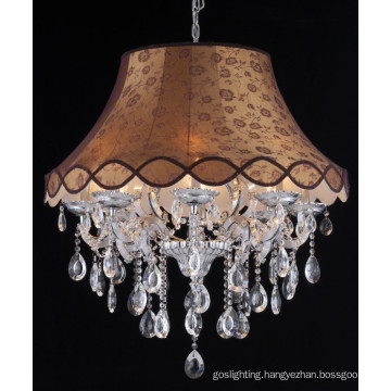 Hotel Lampshade Crystal Chandelier (120622-8L)